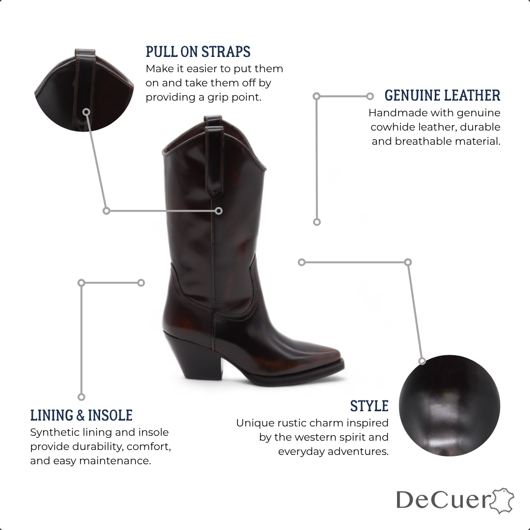 Cactus Women's Brown Leather Boots