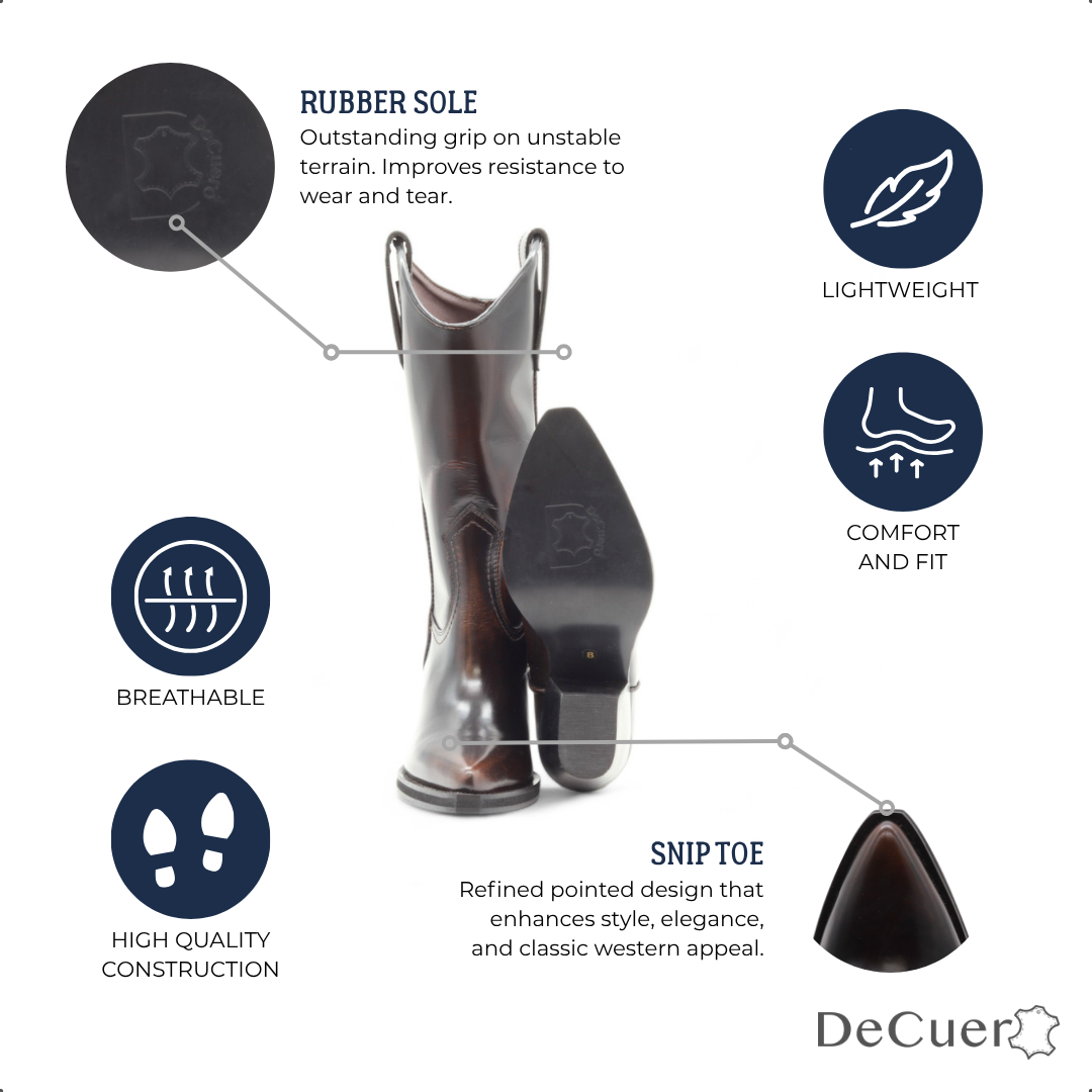 Cactus Women's Brown Leather Boots