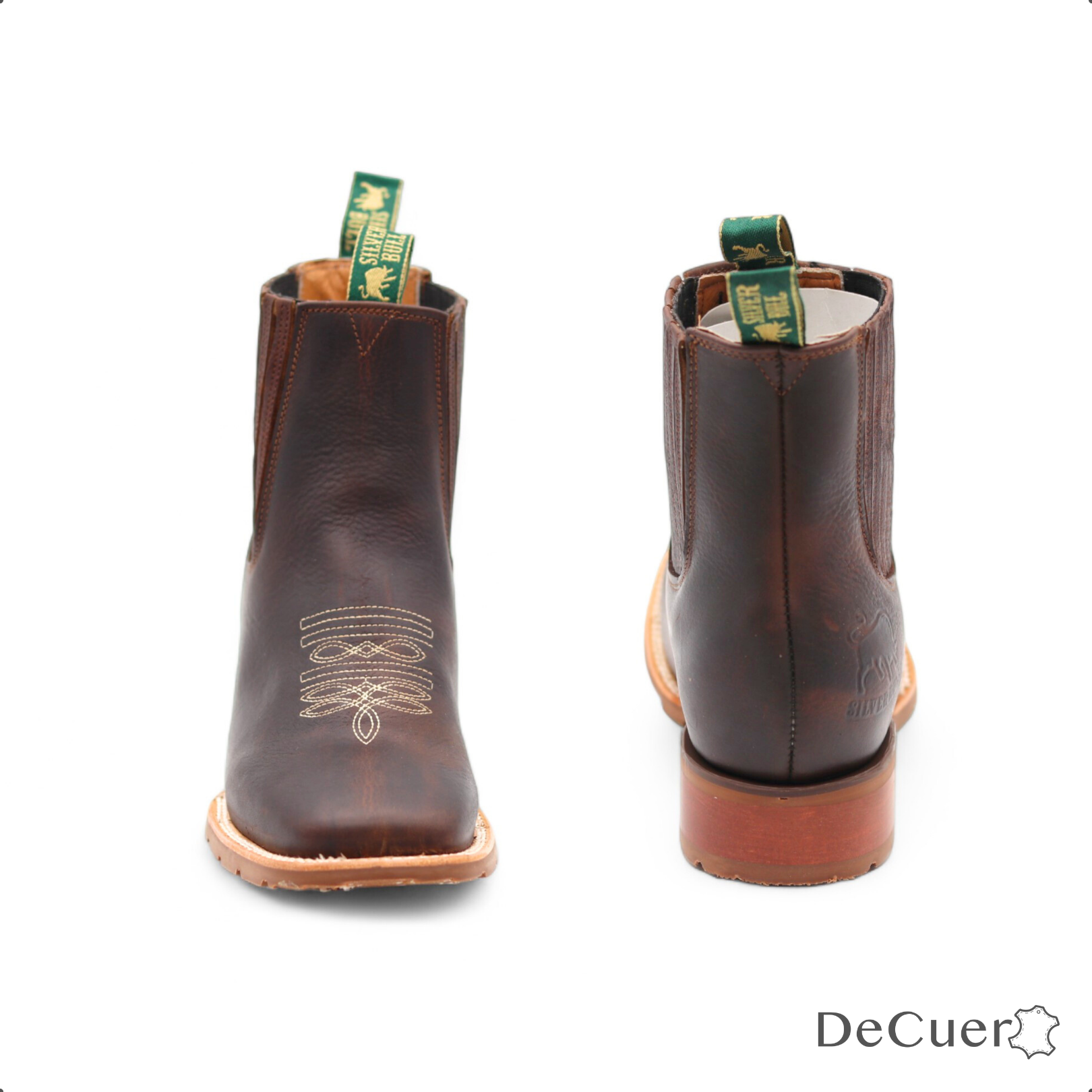 Irving Men's Brown Leather Short Boots