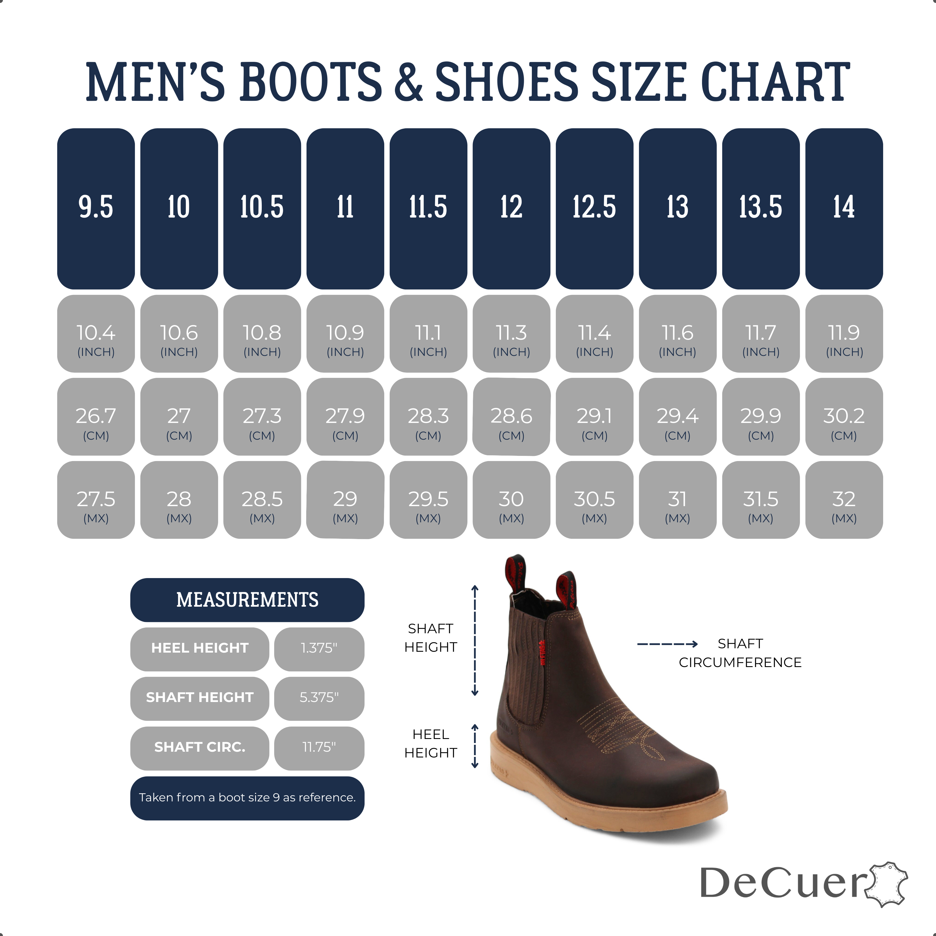 Cuatrero Men's Brown Leather Short Boots