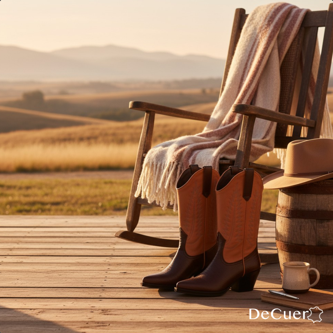 Cactus Women's Brown & Camel Leather Boots