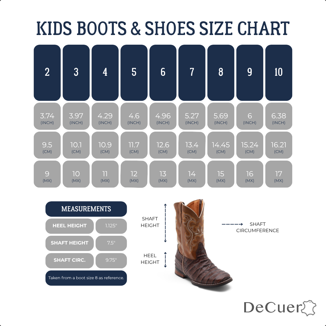 Logan Juniors Brown Crocodile Print Leather Boots