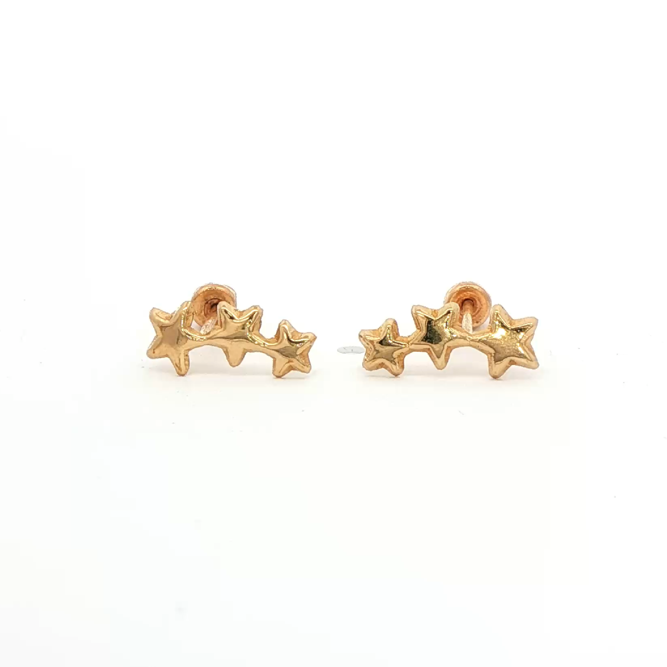 Pendientes de Oro Amarillo de 10K Delicados