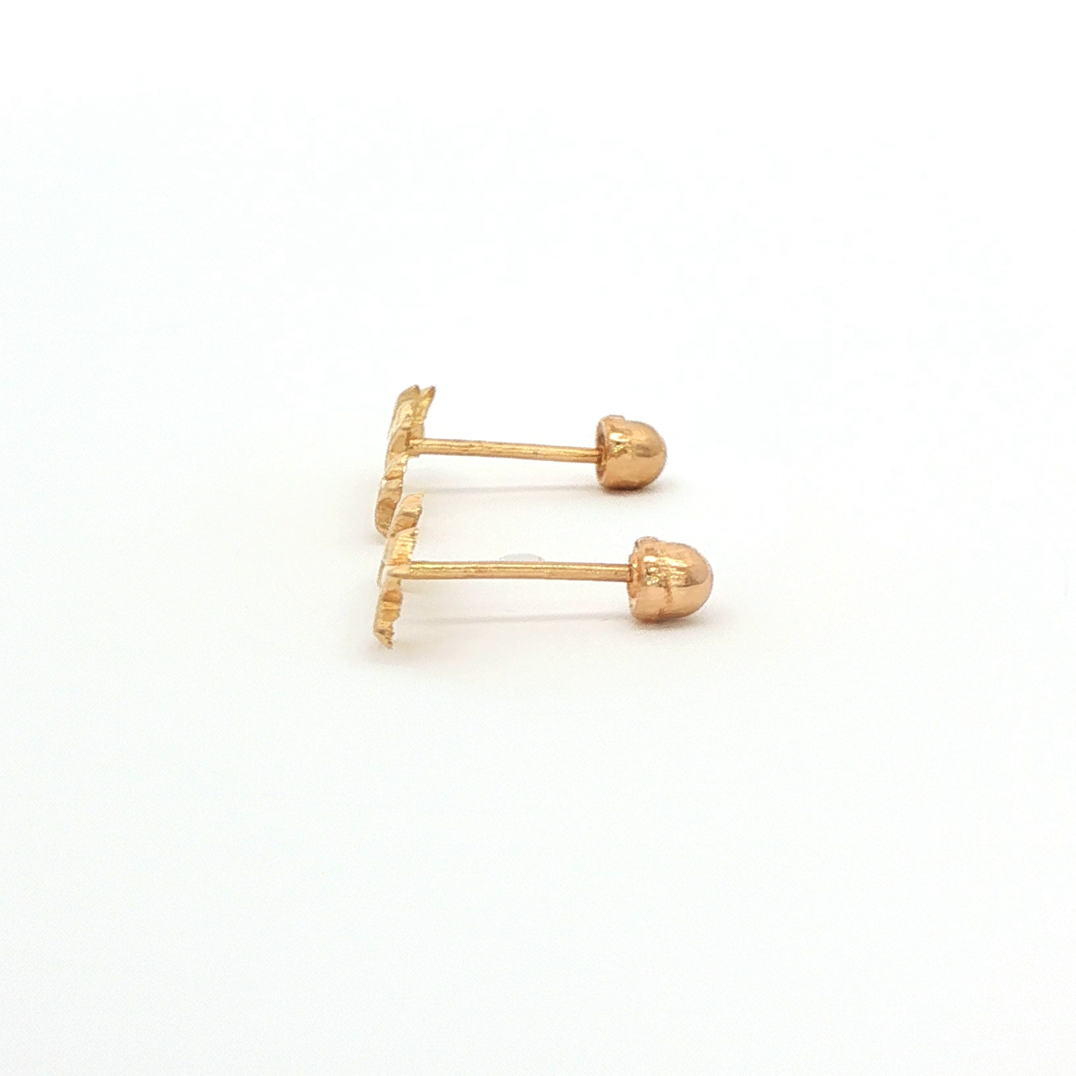Pendientes de Oro Amarillo de 10K Delicados