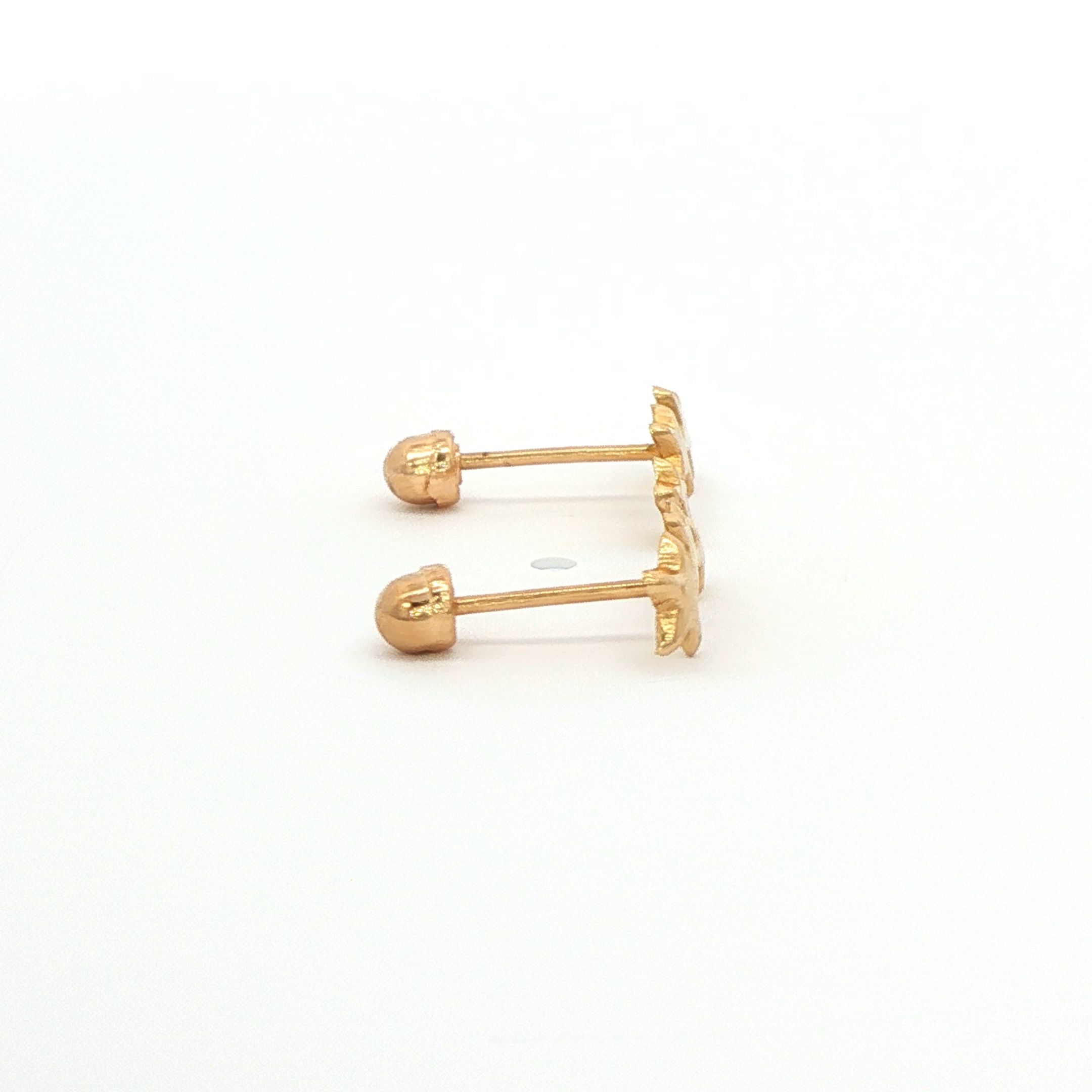 Pendientes de Oro Amarillo de 10K Delicados