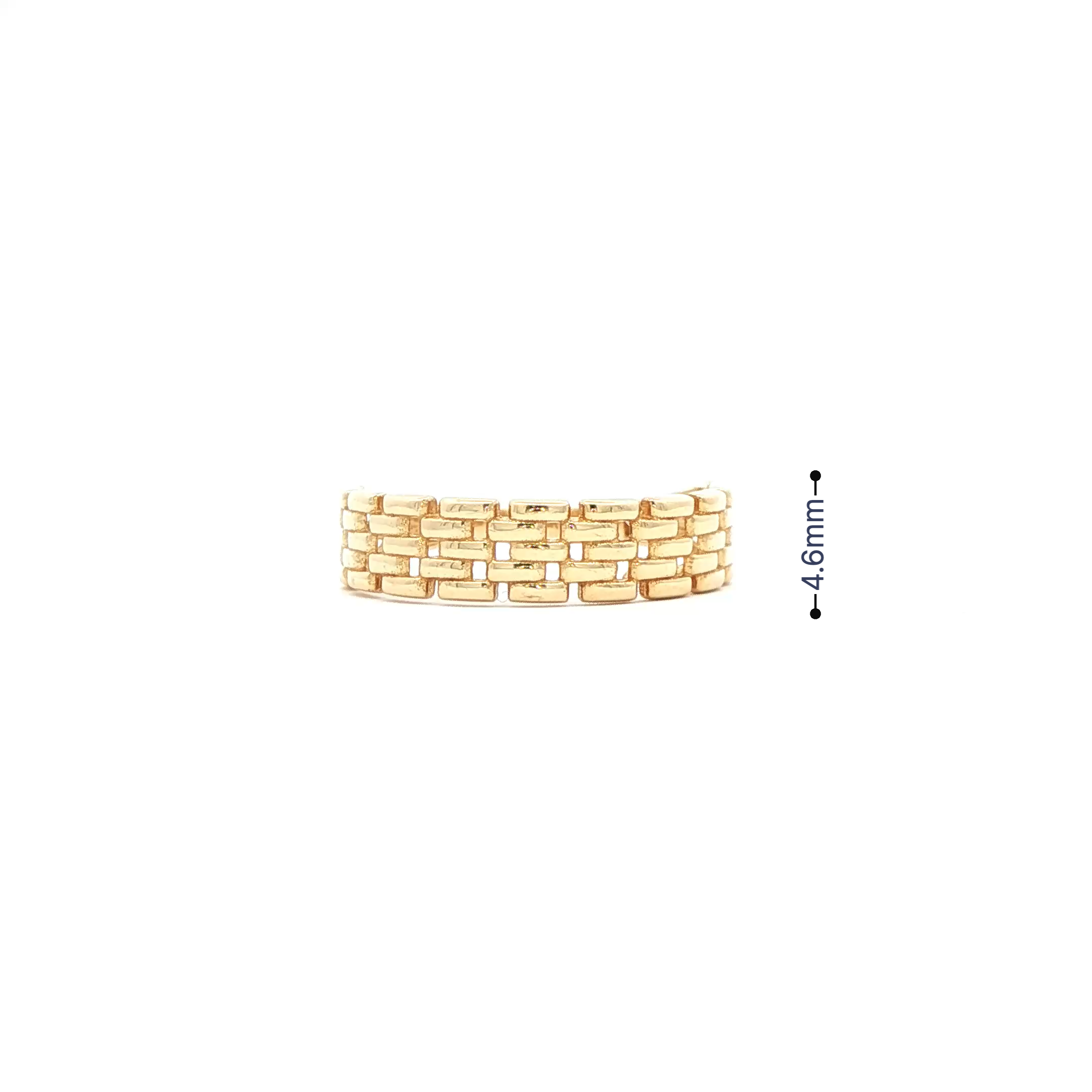 Luxurious 10K Yellow Gold Band Ring