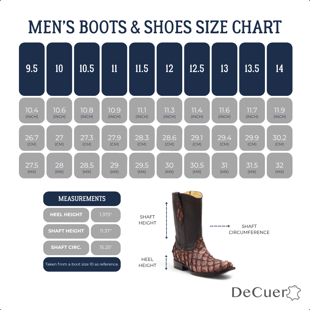 Anders Men's Brown Pirarucu Exotic Leather Boots