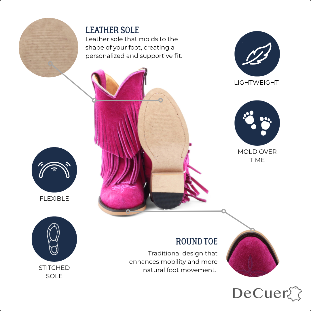 Ella Kids Gardenia Suede Leather Boots