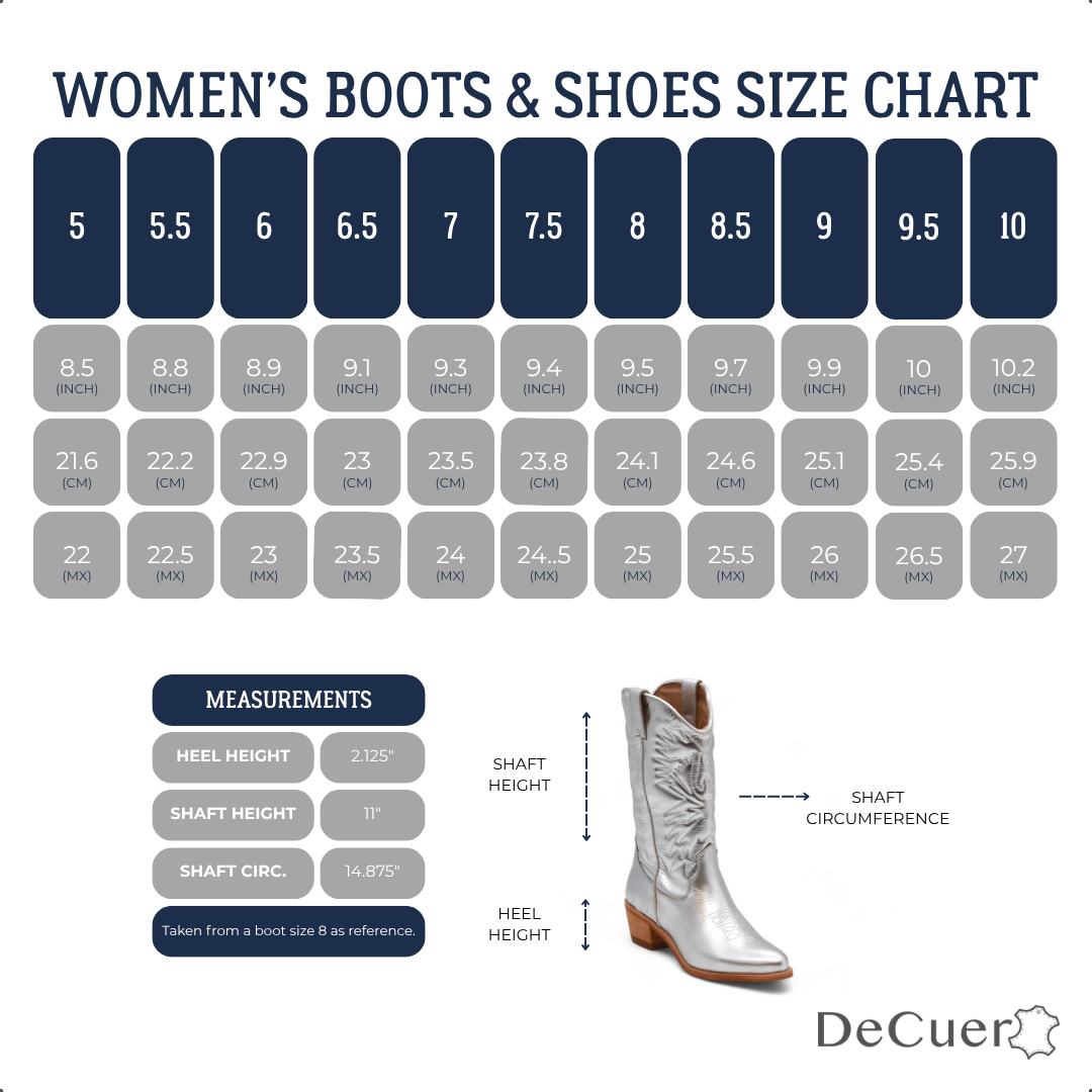 Cowgirl Women's Metallic Silver Leather Boots