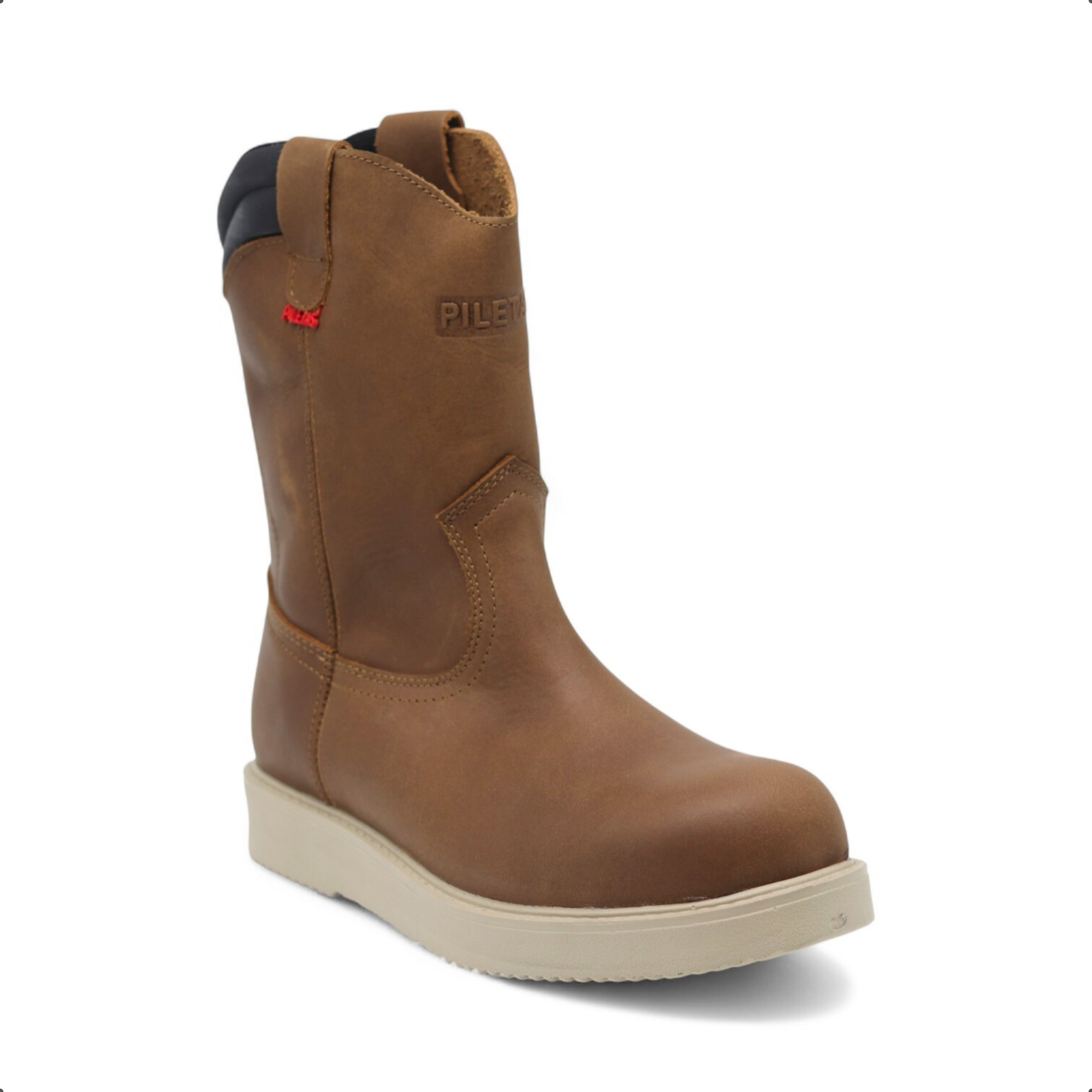 Rooper Men's Ocher Leather Steel Toe Boots