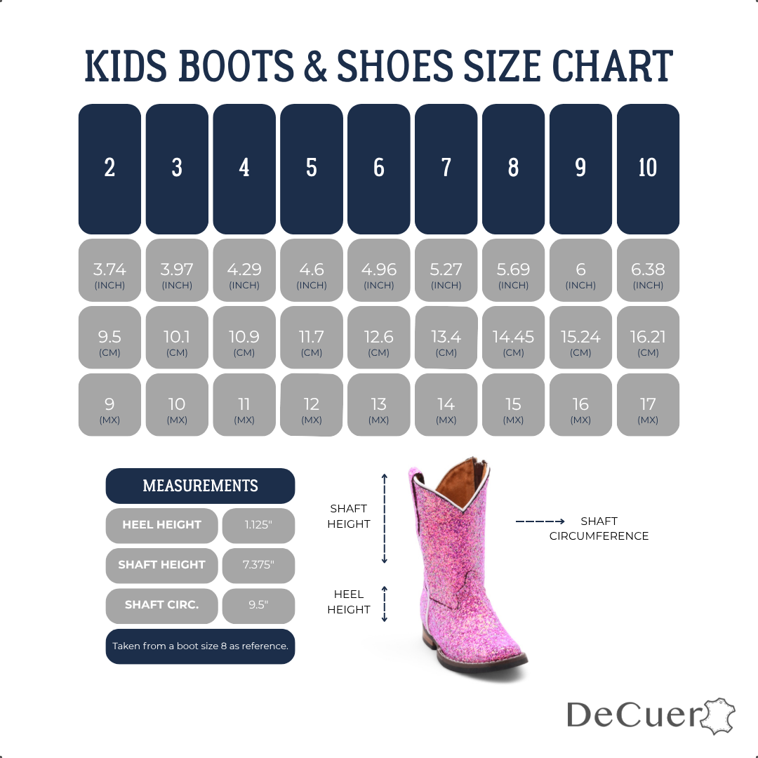 Annie Kids Fuchsia Glitter Leather Boots