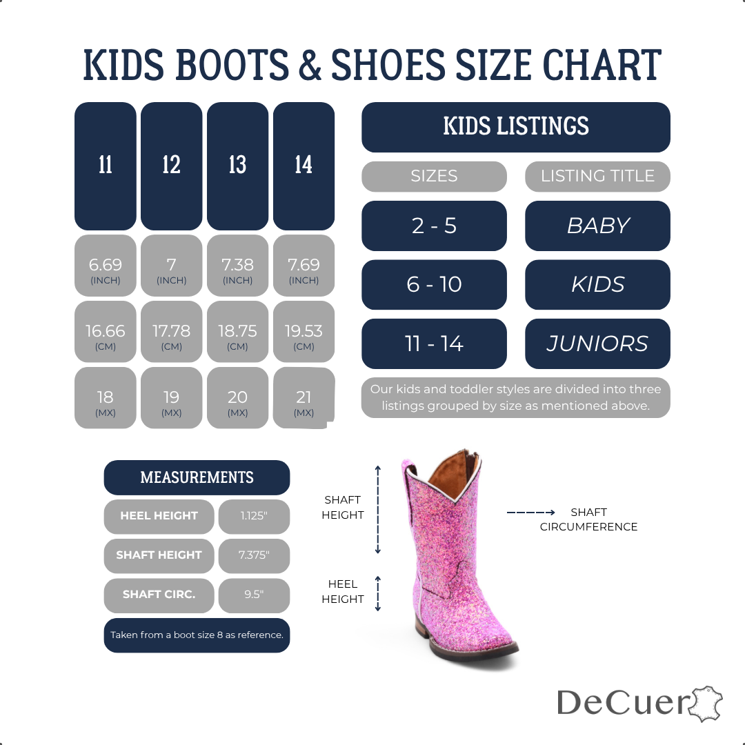 Annie Kids Fuchsia Glitter Leather Boots