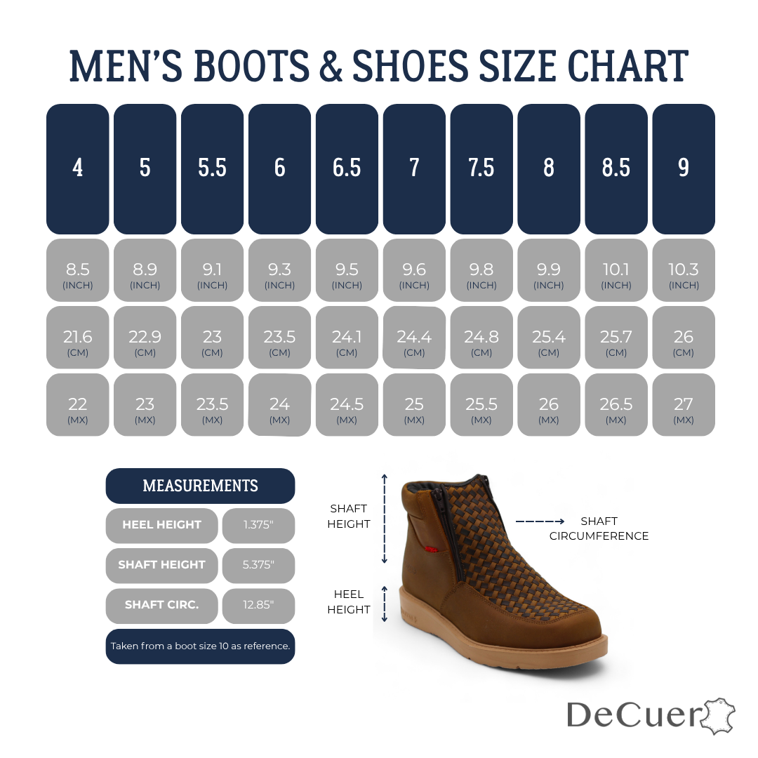 Tejido Men's Ocher Leather Short Boots