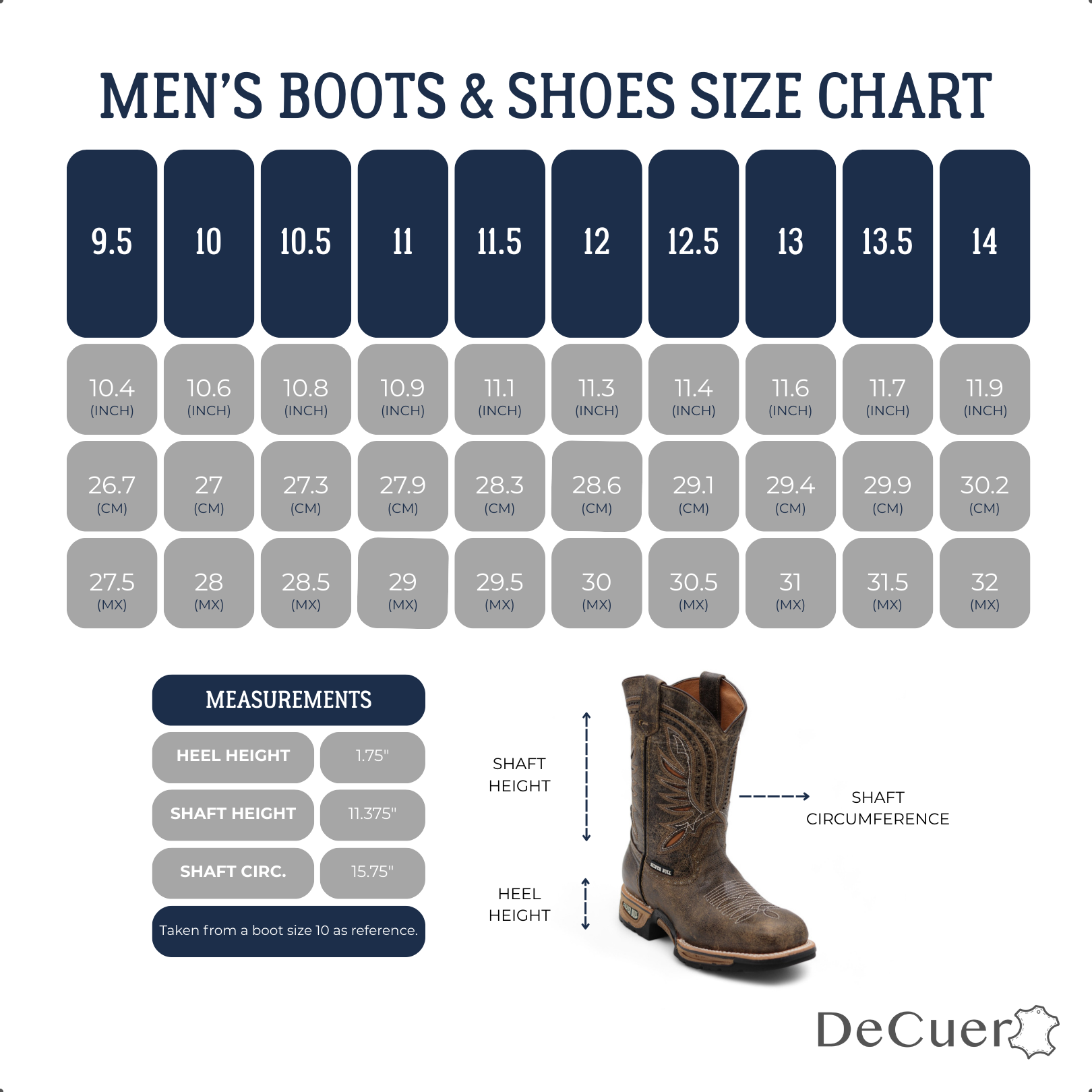 Austin Men's Chocolate Brown Leather Boots