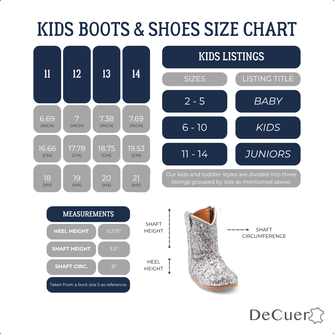 Annie Baby's Silver Glitter Leather Boots