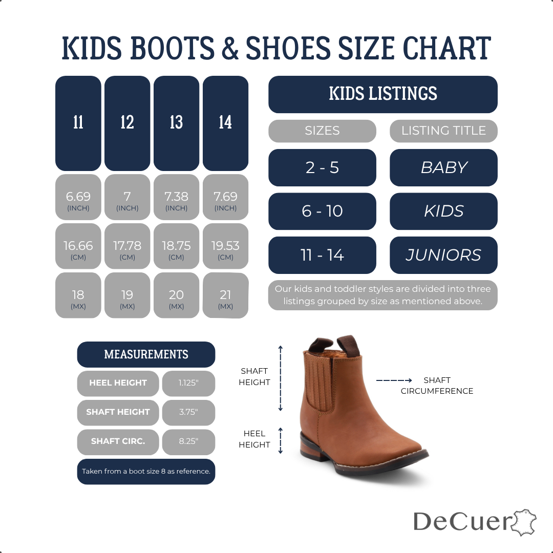 Evan Kids Camel Leather Short Boots