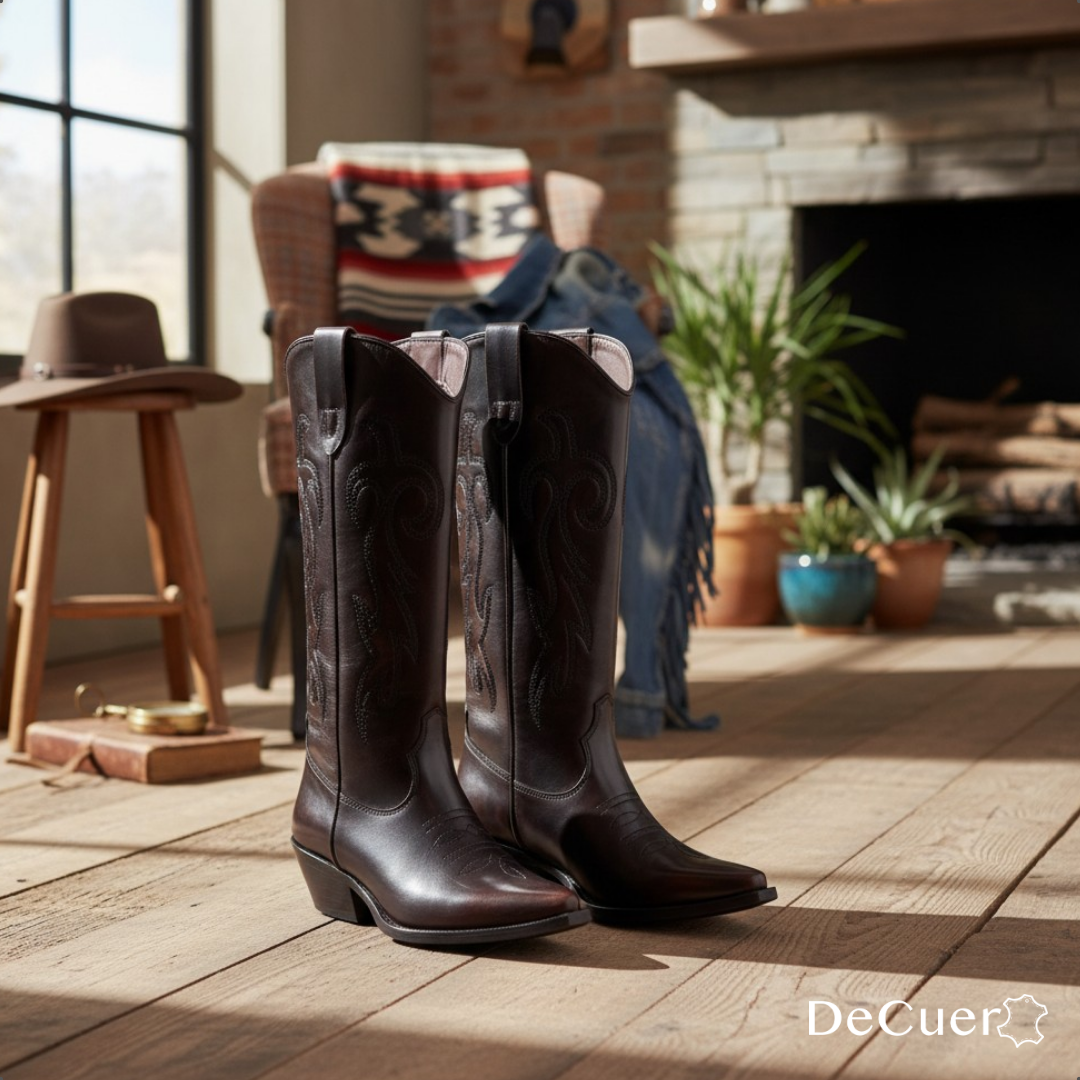 Sheriff Women's Brown Leather Boots