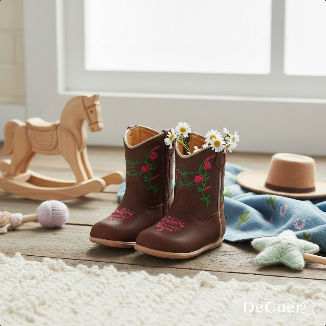 Bailey Baby's Brown Leather Boots