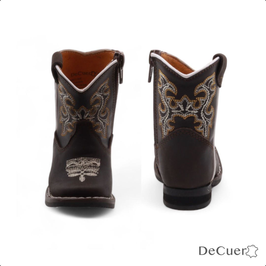 Jayden Baby's Brown Leather Boots