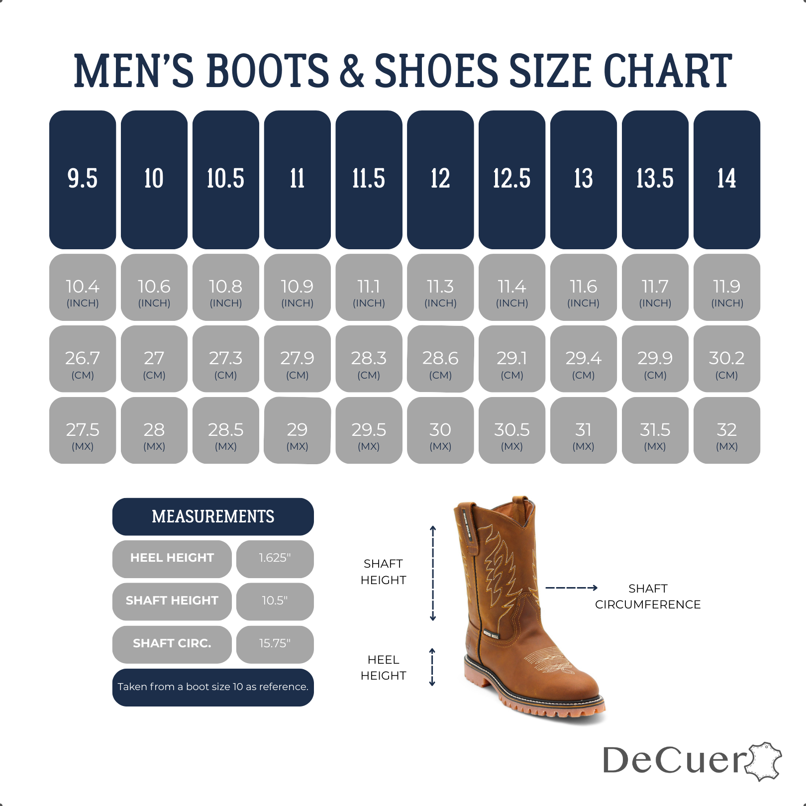 Laredo Men's Brown Leather Boots