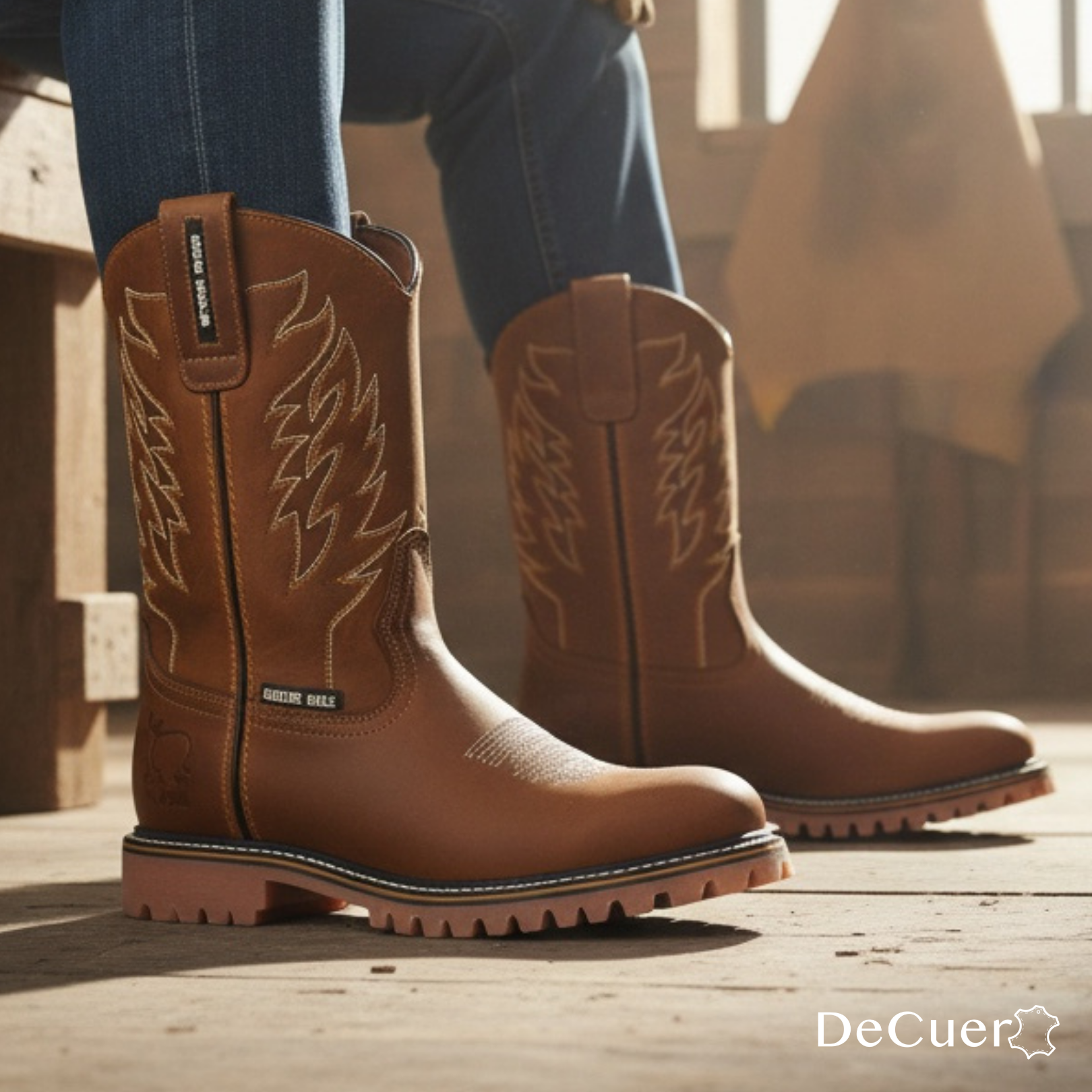 Laredo Men's Brown Leather Boots