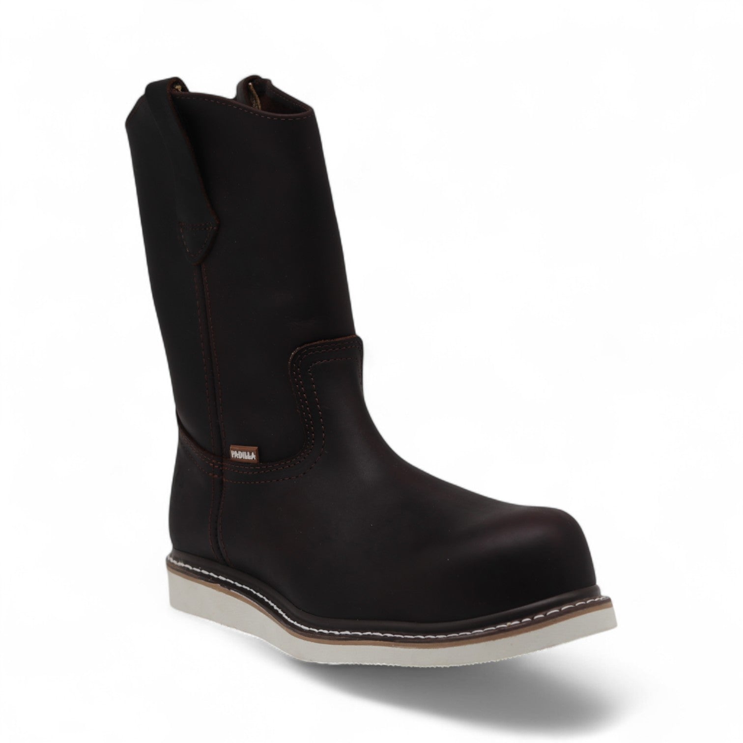 Alder Men's Brown Leather Composite Safety Toe Boots