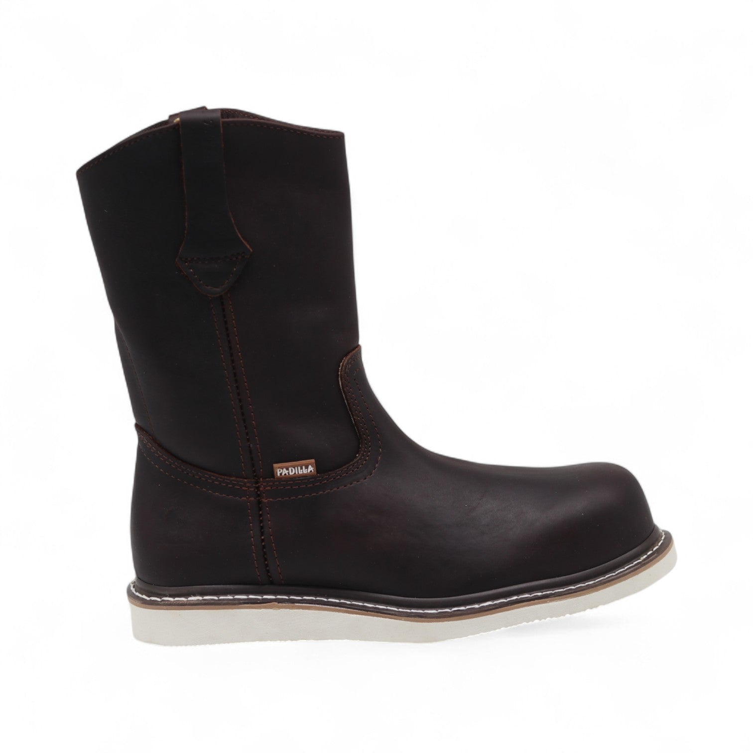 Alder Men's Brown Leather Composite Safety Toe Boots