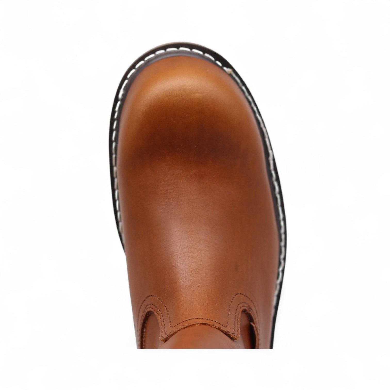 Alder Men's Camel Leather Composite Safety Toe Boots