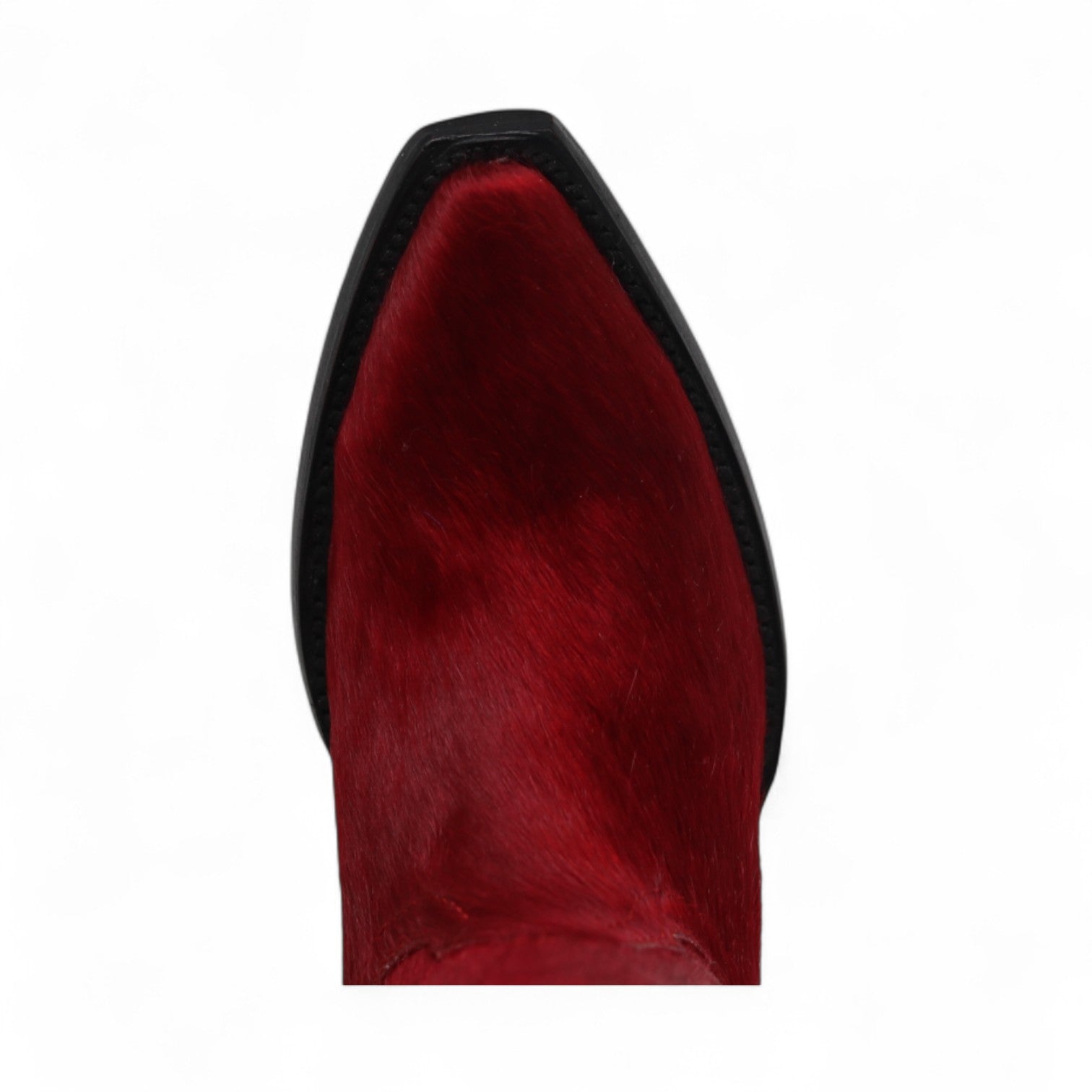 Alessa Women's Red Hair Leather Boots