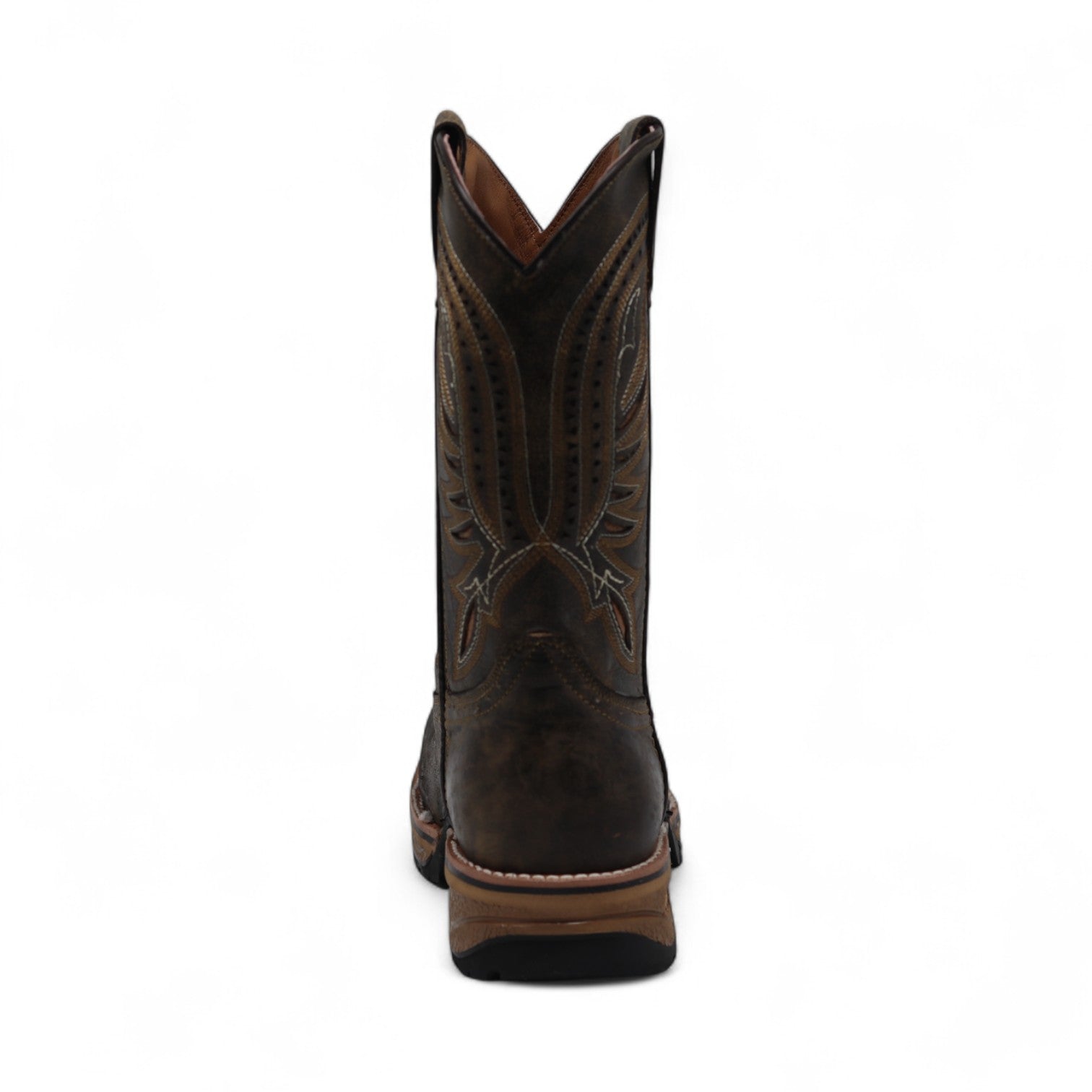 Austin Men's Brown Leather Steel Toe Boots