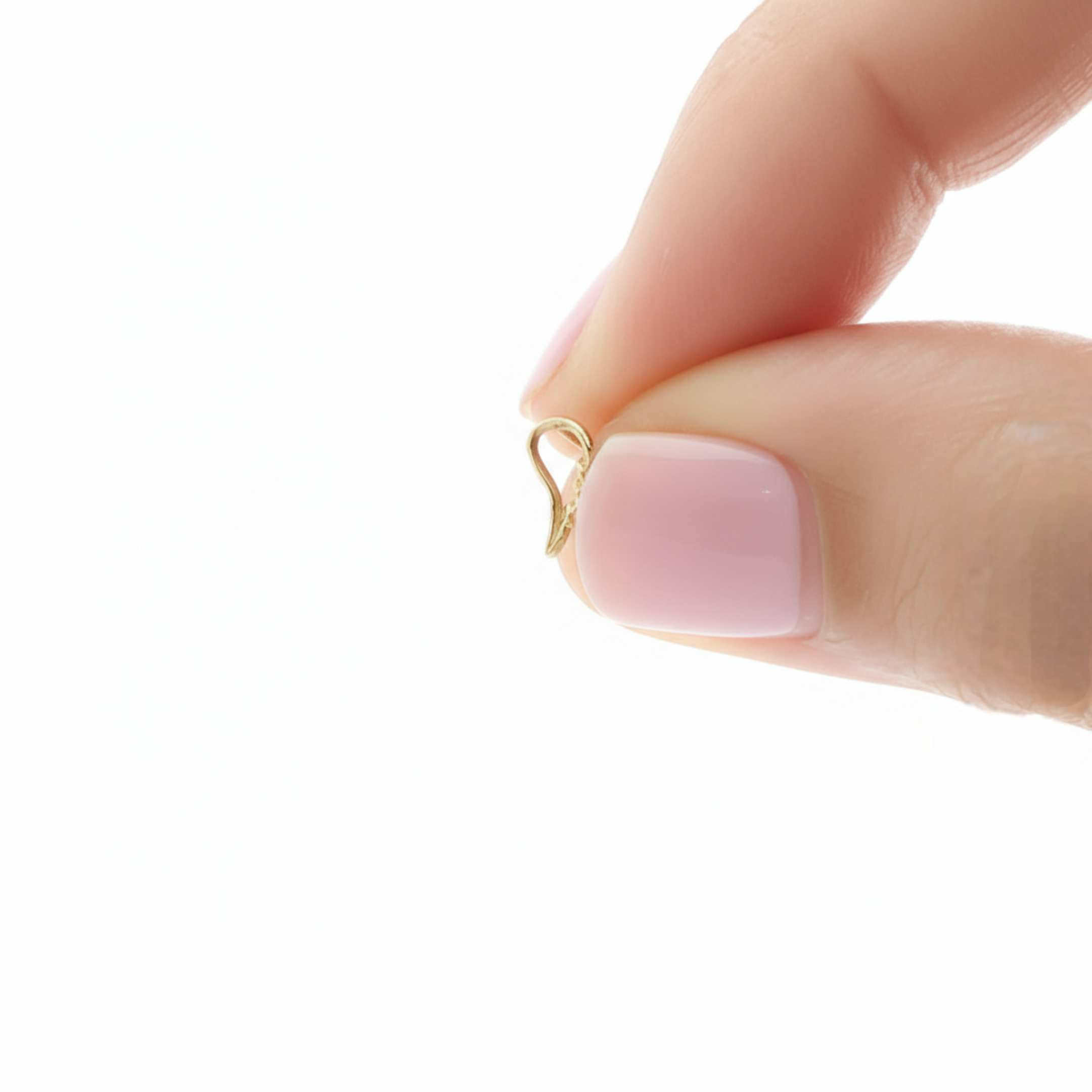 Delicate Winged Yellow Gold 10K Stud Earrings