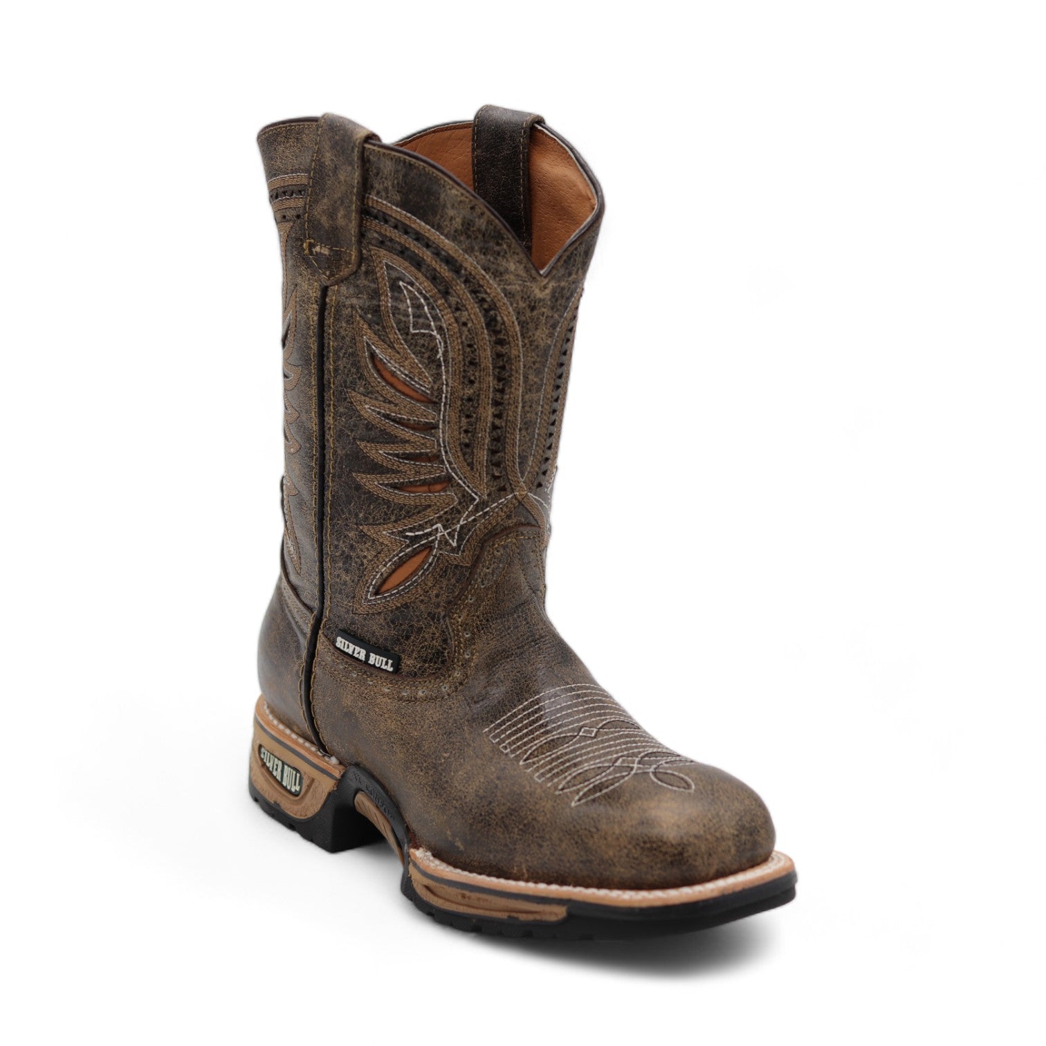 Austin Men's Chocolate Brown Leather Boots