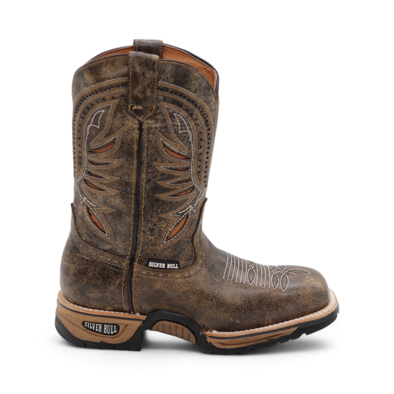 Austin Men's Chocolate Brown Leather Boots