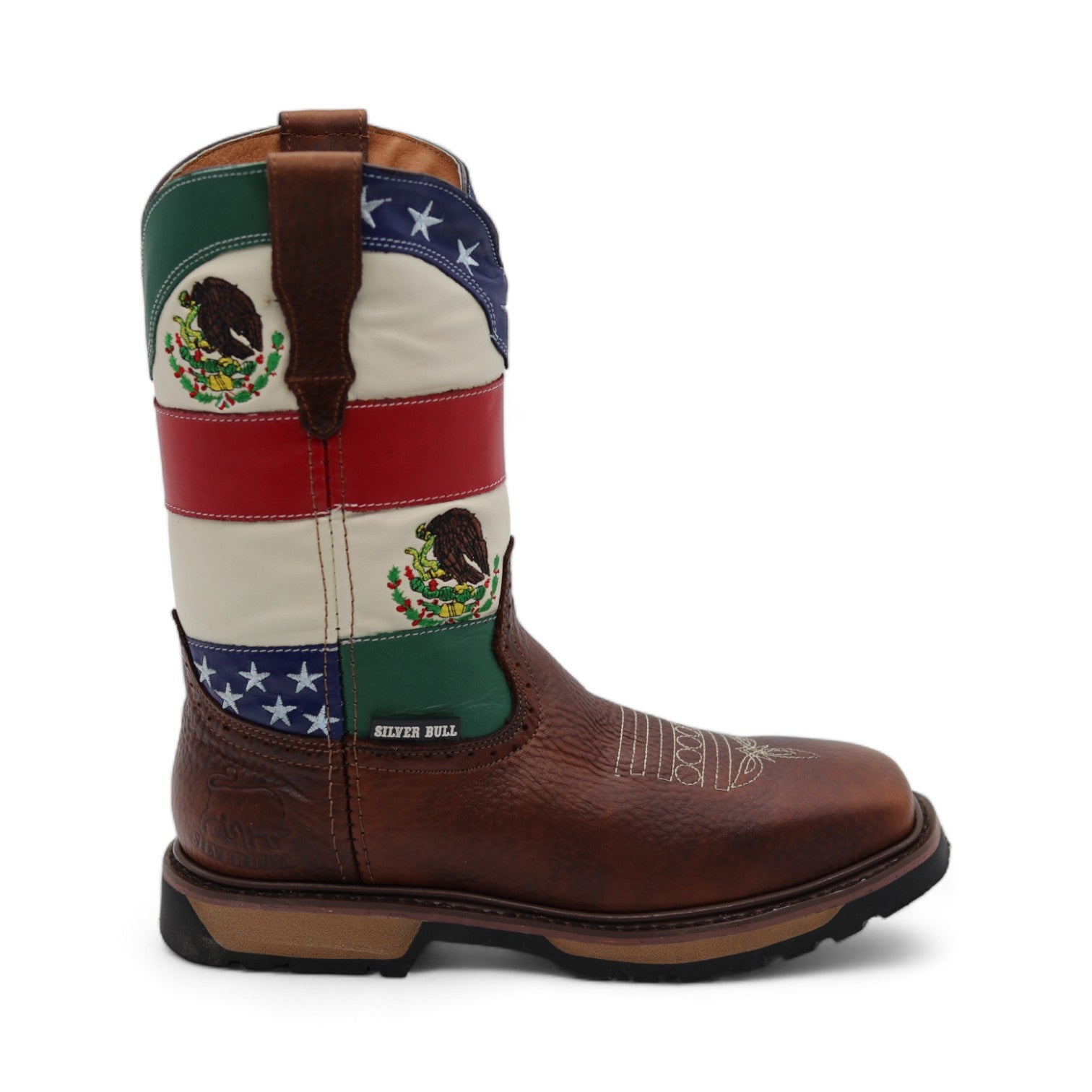 TexMex Men's Brown Leather Boots