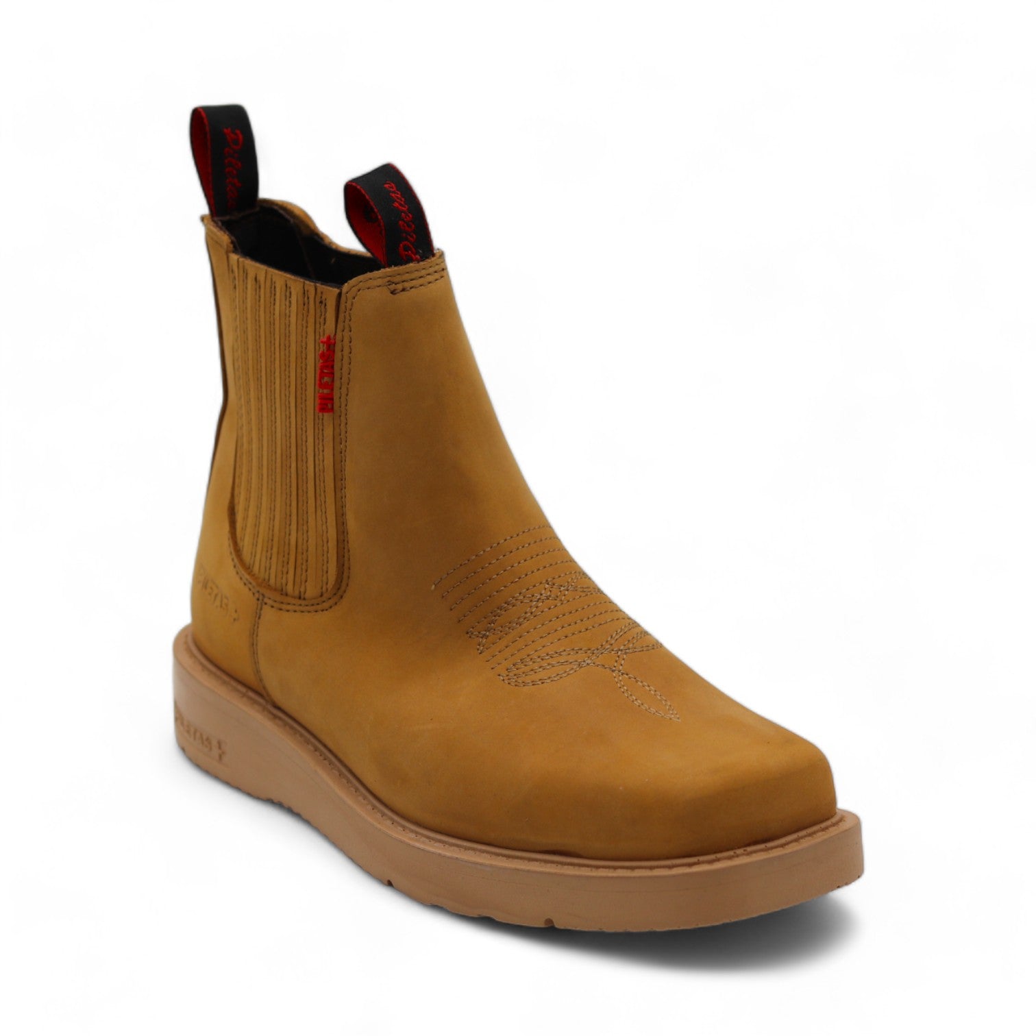 Cuatrero Men's Camel Leather Short Boots