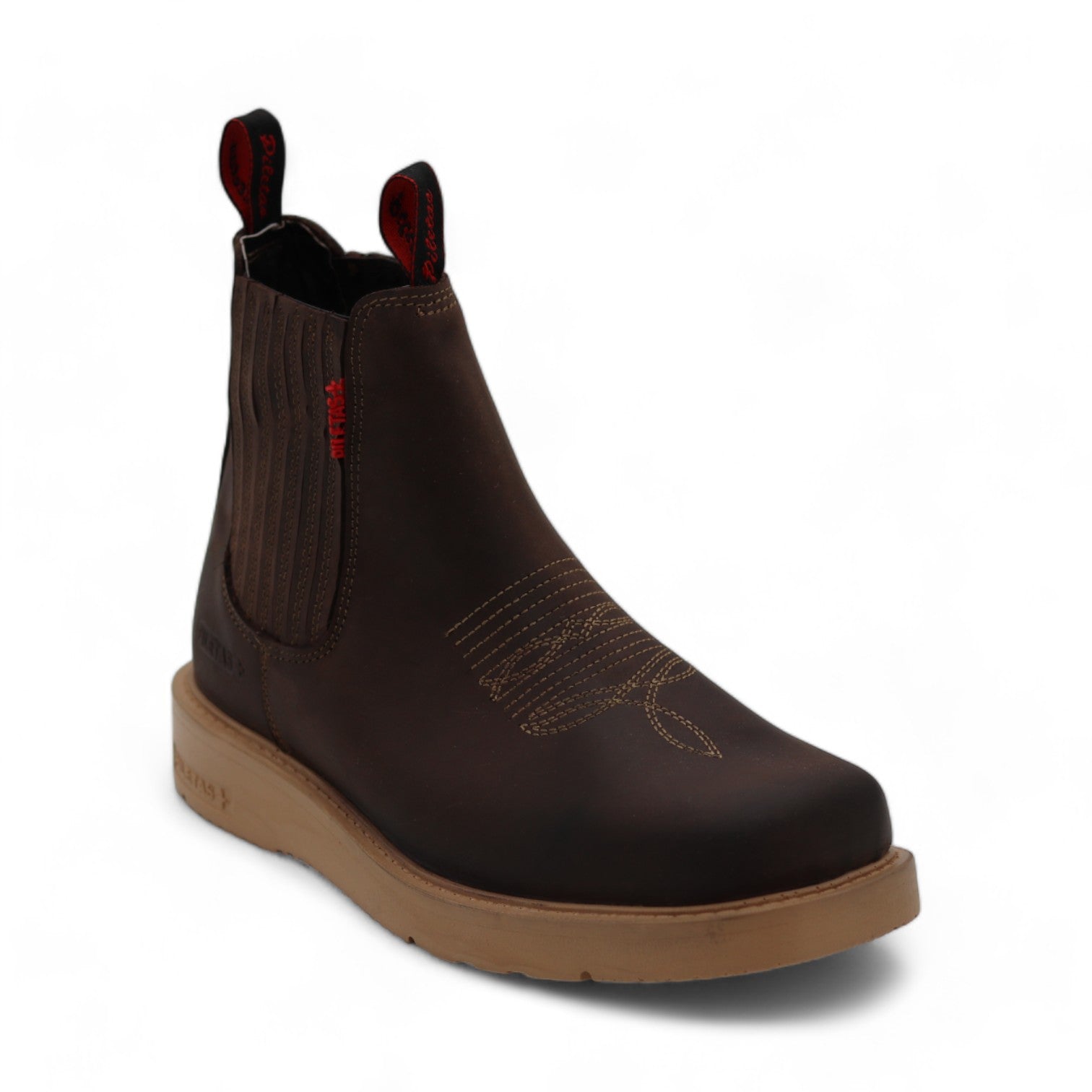 Cuatrero Men's Brown Leather Short Boots