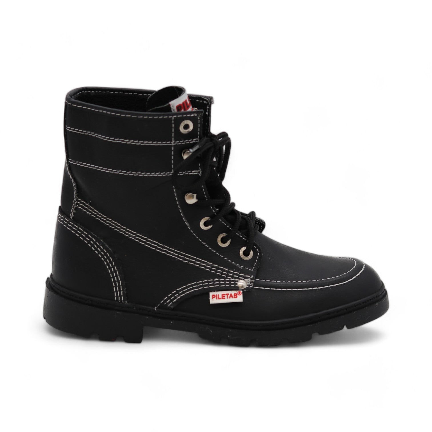 Tracker Men's Black Leather Short Boots