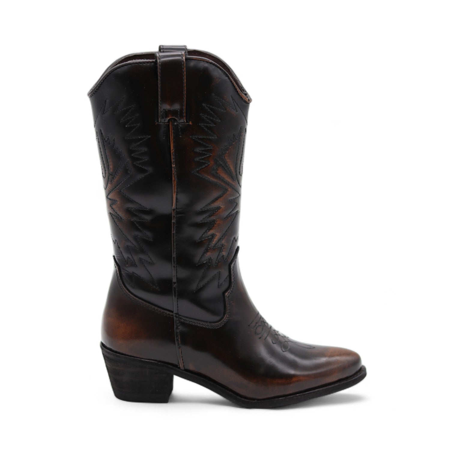 Cowgirl Women's Brown Leather Boots