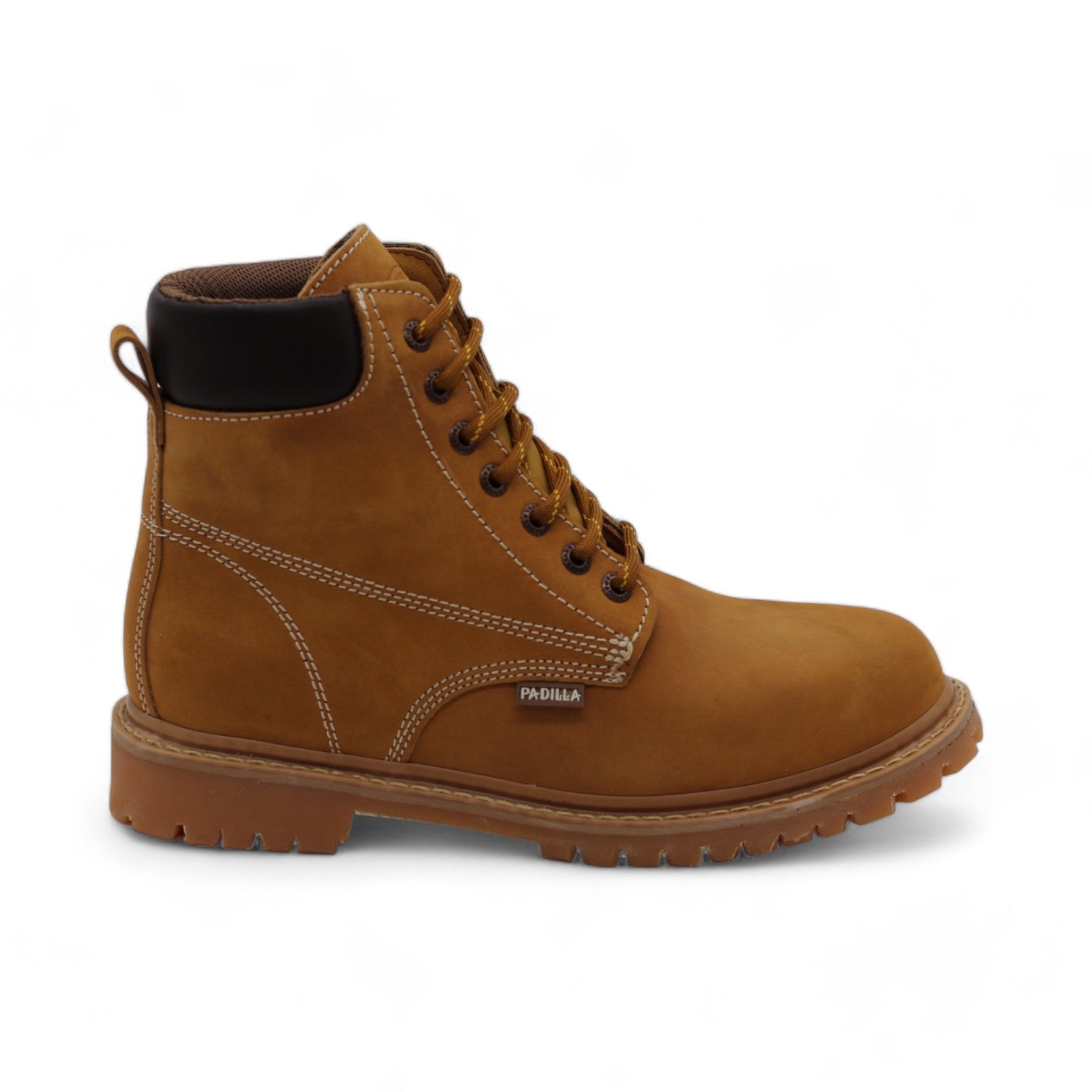 Timber Men's Camel Leather Short Boots