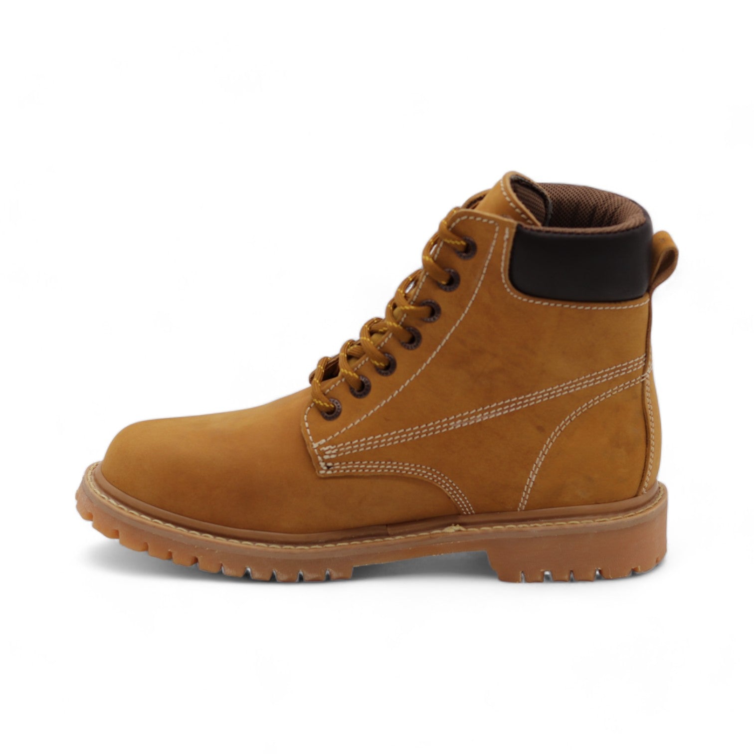Timber Men's Camel Leather Short Boots