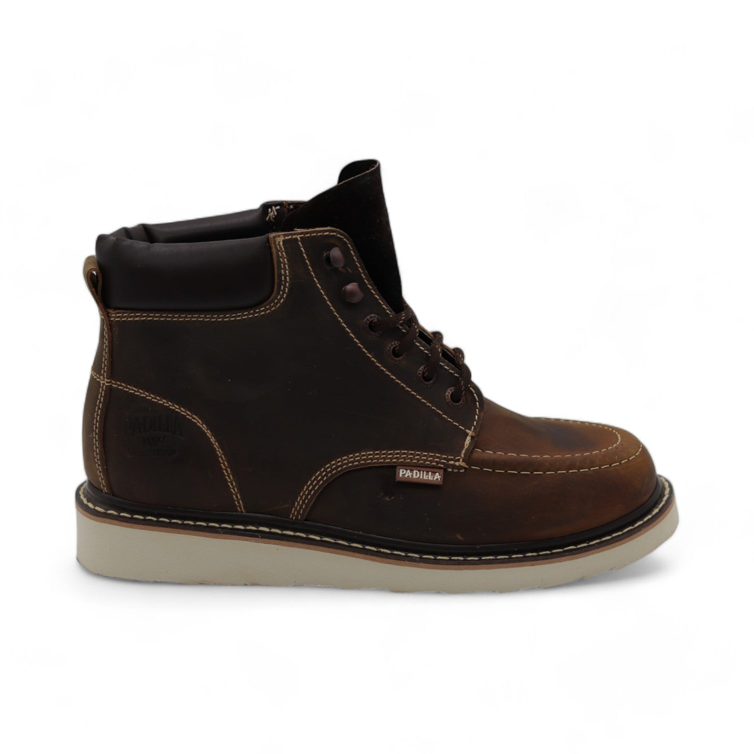 Ranch Men's Brown Leather Short Boots
