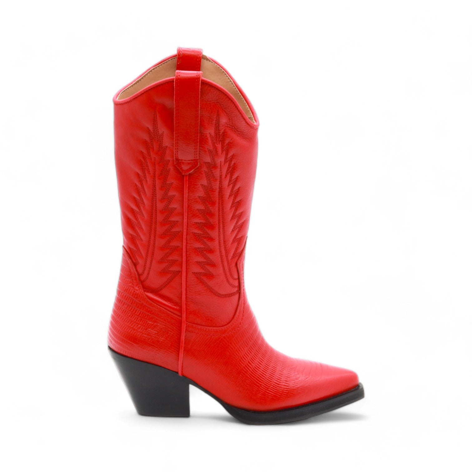Cactus Women's Red Leather Boots