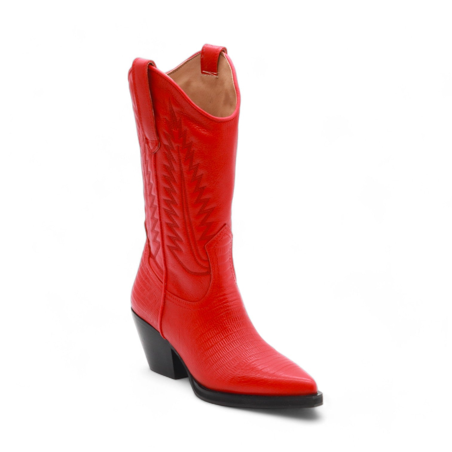 Cactus Women's Red Leather Boots