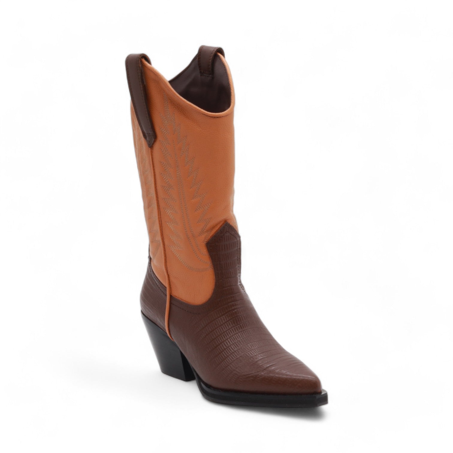Cactus Women's Brown & Camel Leather Boots