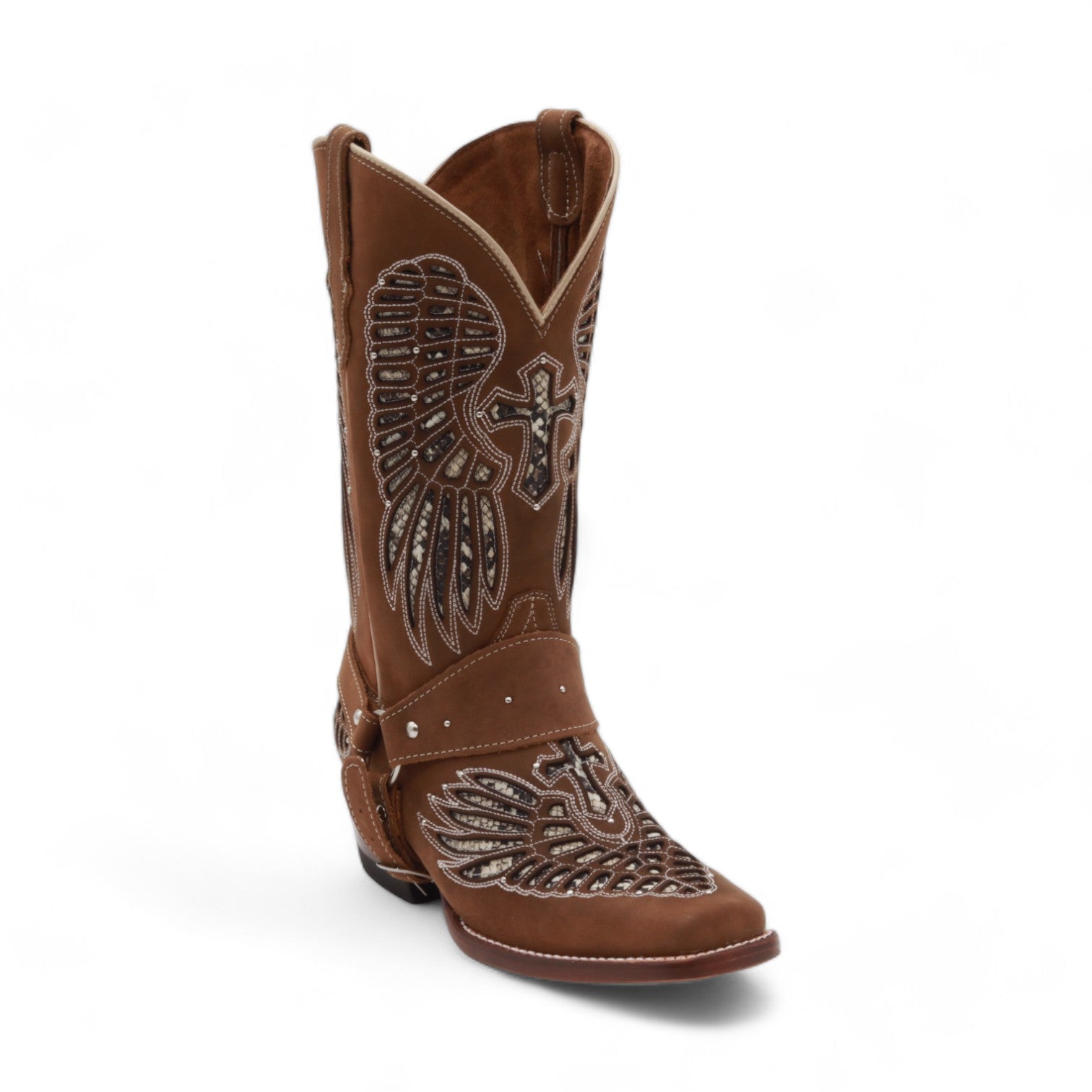 Poppy Women's Brown Leather Boots