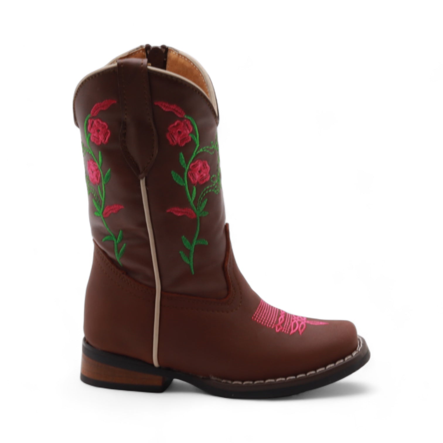 Bailey Kids Brown Leather Boots