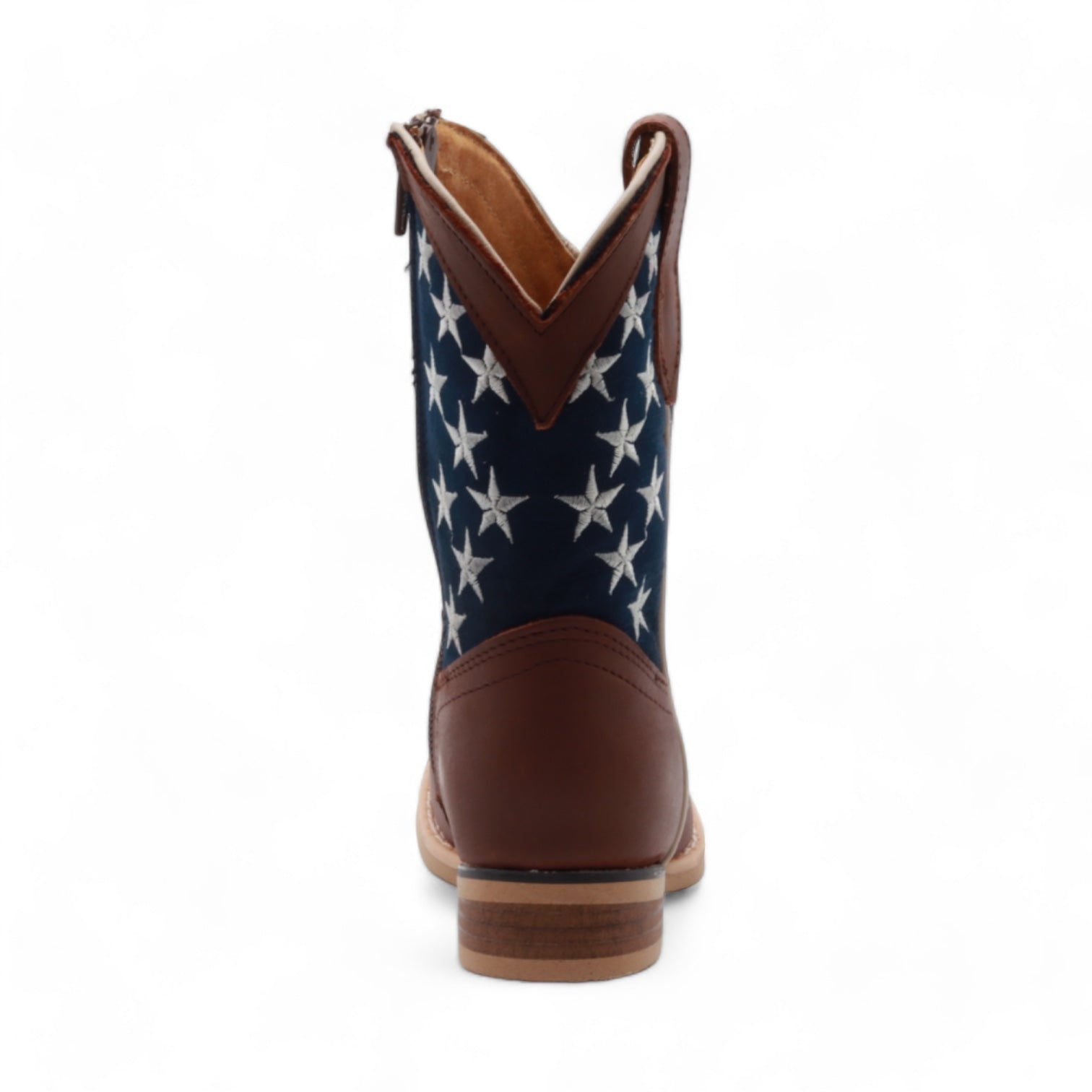Carson Kids Brown Leather Boots
