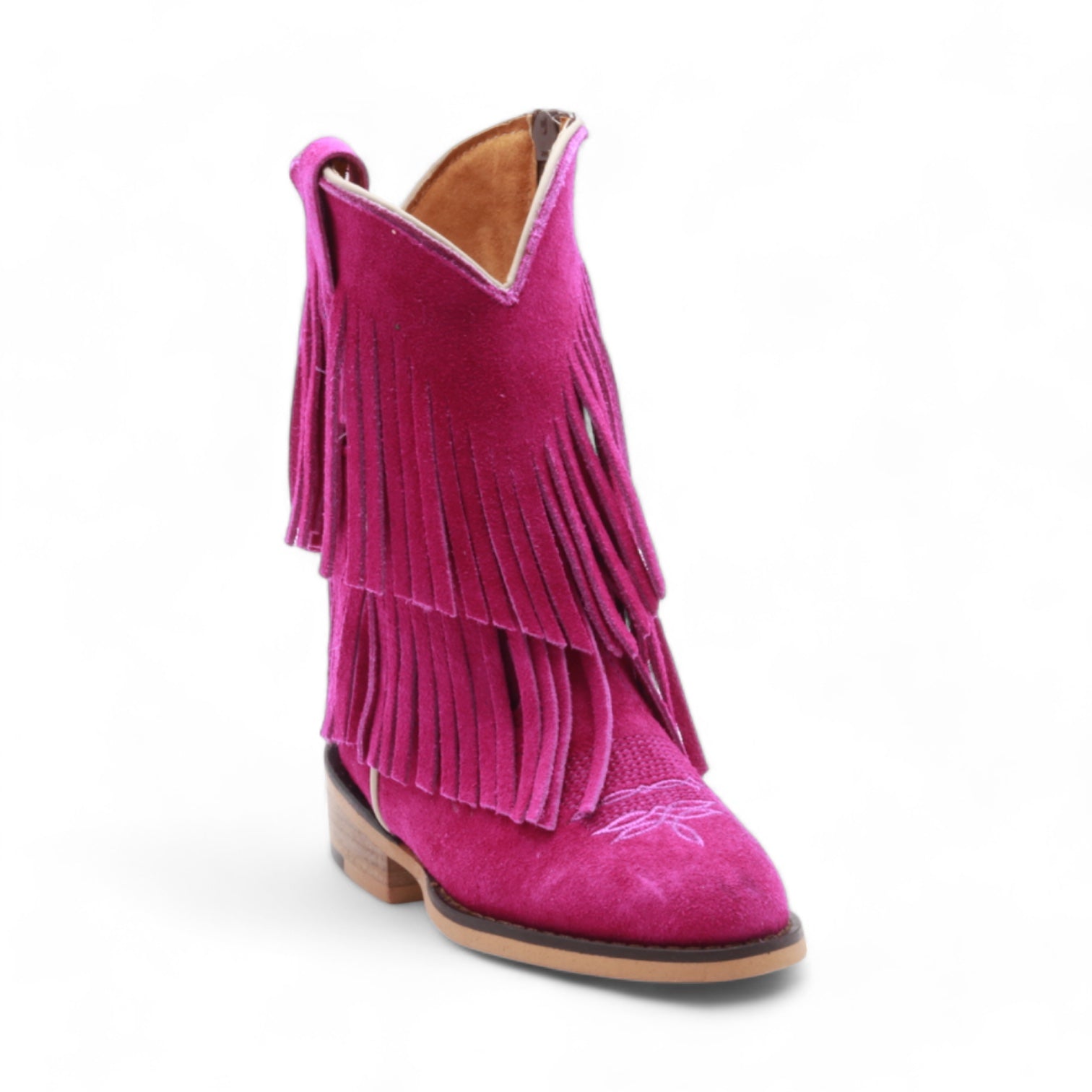 Ella Kids Gardenia Suede Leather Boots