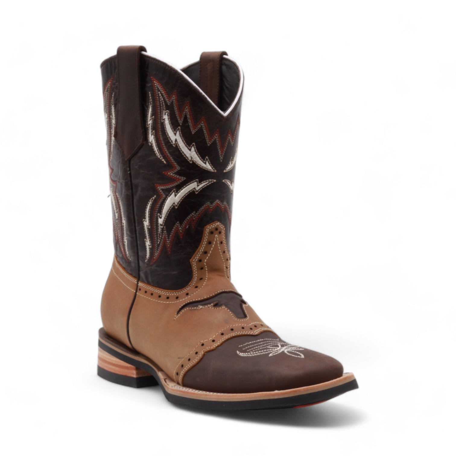 Longhorn Men's Brown Leather Boots