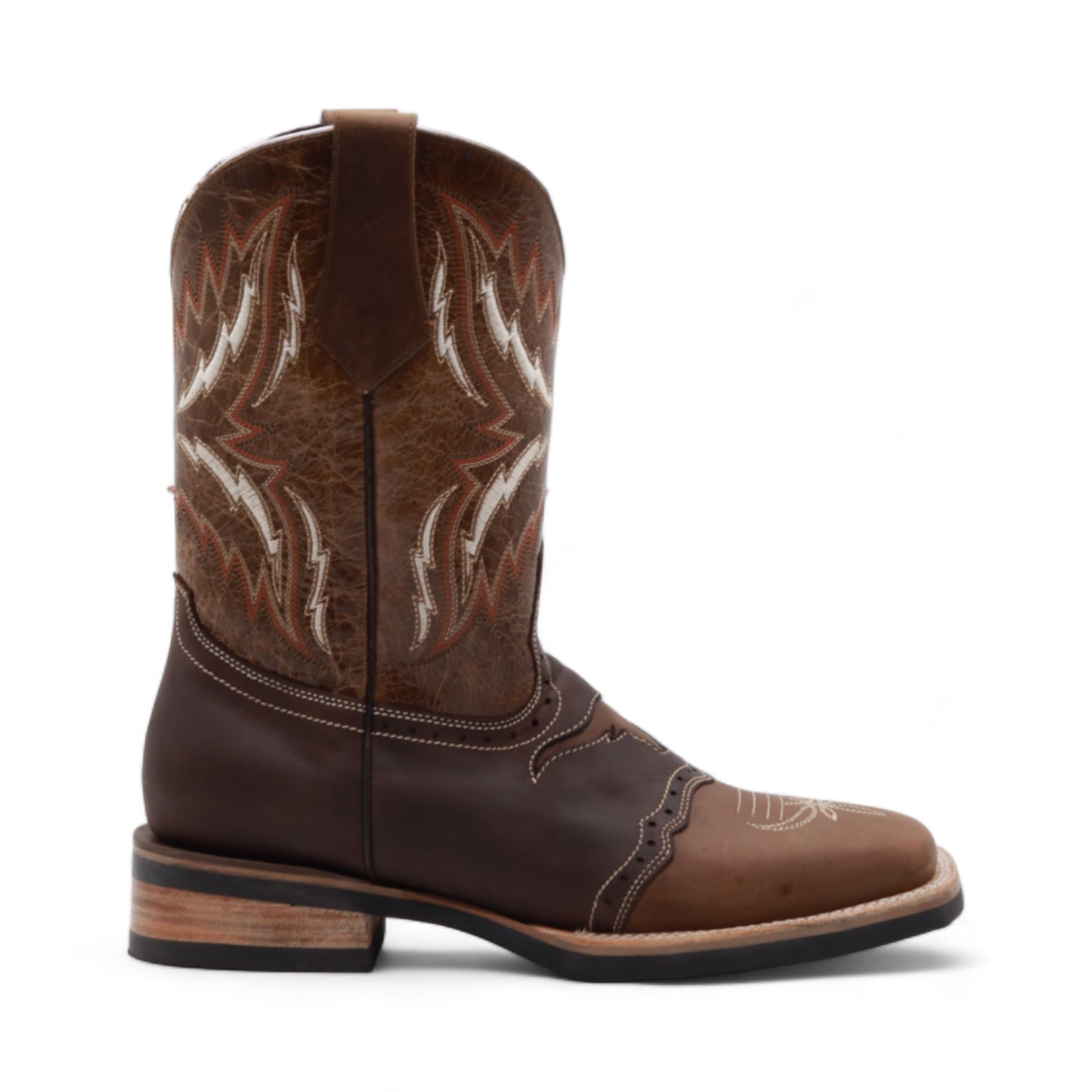 Longhorn Men's Camel Leather Boots